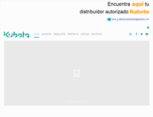 Tablet Screenshot of kubotamexico.com
